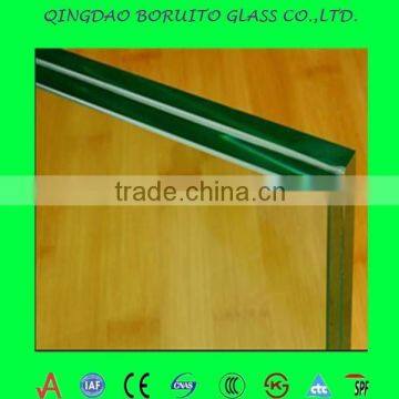 6mm+0.38mm PVB+6mm safety laminated glass price with PVB