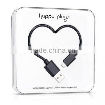 Happy Plug Design Micro USB Data Chargeer Male for Samsung photo-5