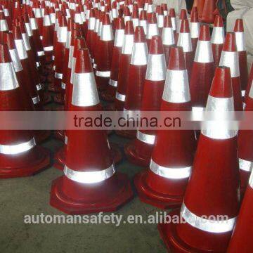 700mm Reflective Soft Rubber Traffic Cone