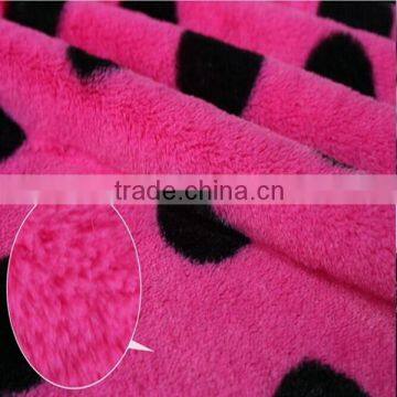 100%polyester Minky Dot Fabric by the Yard photo-2