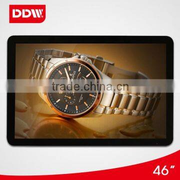 46 Inch High Brightness Fhd Wall Mounted Cheap Pc Touch Screen Monitor Digital Signage DDW-AD4601WN