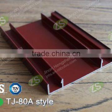 80mm High Fire Retardant Silver Brushed Aluminium Skirting Board photo-3
