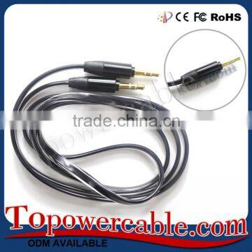 New Products Flat Stereo to 3.5mm Jack AUX Cable Audio Wire With LED Light-Up photo-3