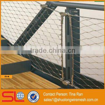 Architectural decoration wire mesh used for stairs balustrade