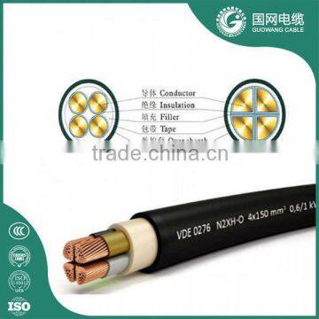 China manufacture 240mm xlpe 4 core armoured cable