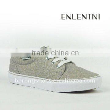 Cheap lace up china canvas shoes factory