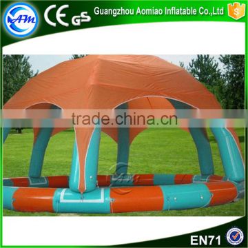 2016 New arrival custom inflatable pool dome