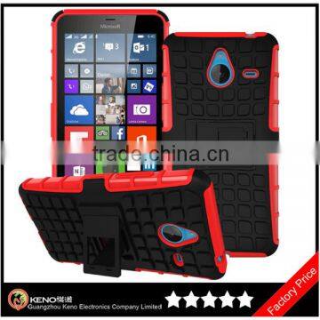 Keno For Microsoft for Nokia Lumia 640 XL Case Cover Accessories Tough Rugged Dual Layer Protective Case with Kickstand