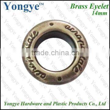 Metal brass accessories eyelet for handbags