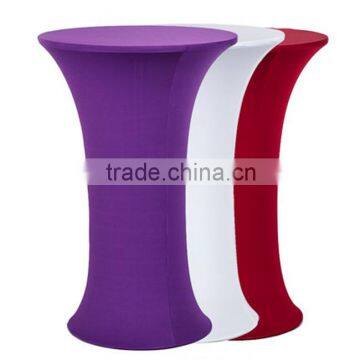 elastic cocktai cloth table cloth for wedding