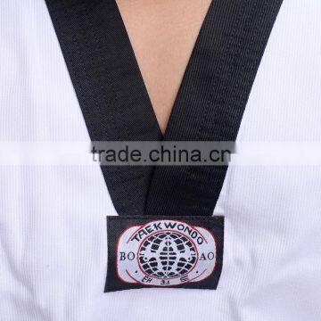 V Neck White Taekwondo Uniform WTF photo-5