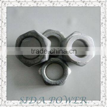 transmission tower anti theft bolt and nut hex jam nut