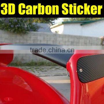 1.52*30m black 3D carbon fiber wrap foil air channels