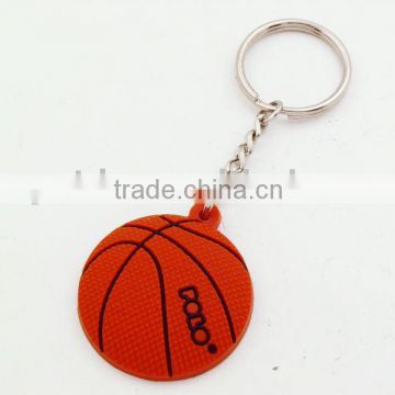 basketball pvc keyring