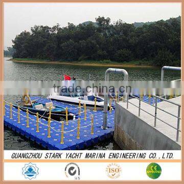 Marina modular floating dock plastic pontoon