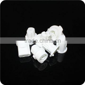 High temperature resistance steatite HID xenon lamp ceramic holder ceramic cap