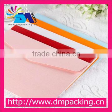 all kinds of color high quality kraft paper envelope for invitation and greeting card