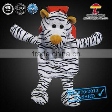 BS small hot water bag with animal cover zebra