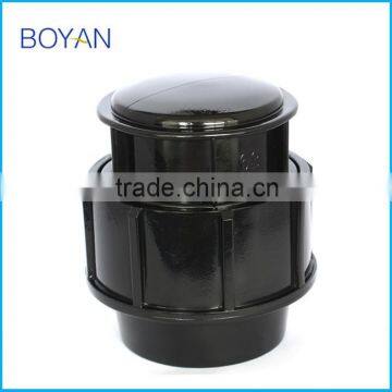 PN16 Plastic Pipe Fitting For Irrigation Black 20-110mm PP Compression Plug