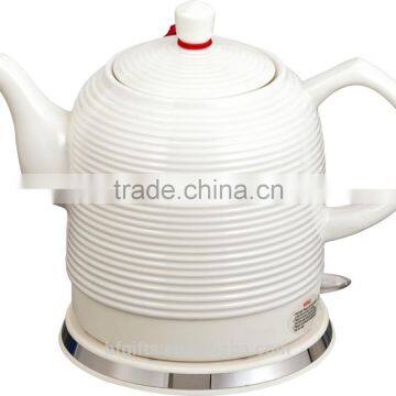 2016 New ceramic kettle for kitchen appliance on hotel and office and home safety tea pot business gifts export to Poland-