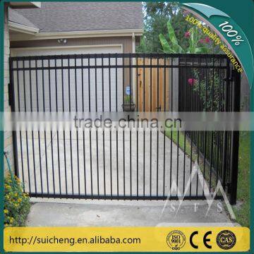 wrought iron fence panels/palisade euro fence/garden fencing(Guangzhou Factory)