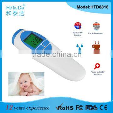 Light Weight Fever Temperature Thermometer,Ear Forehead 2 in 1 Digital Infrared Thermometer