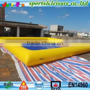 8m x 8m commercial giant inflatable rectangular swimming pool for sale                        
                                                Quality Choice