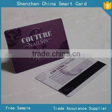 Factory cheaper price for PVC plastic magnetic card