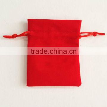 Manufacturer red Double Sided Velvet Jewelery Bags