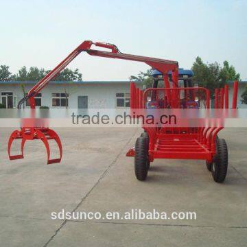 ZM Series Log Trailer Crane ZM5004,5 TonTimber Trailer With Crane,Tractor Mounted Model((1 Ton,3 Ton,5 Ton,8 Ton,10ton,12 Ton) ) photo-2