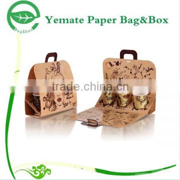 high quality creative fashion luxury handmade printed decorative laminated carry shopping printed paper bag