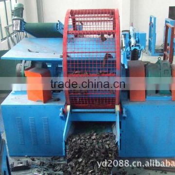 Automatic wate tyre recycling plant / rubber shredder for used tyre recycling line