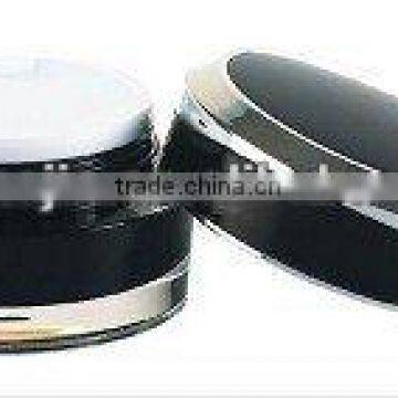 QL16-5,5g 15g,30g cosmetic bottles and jars with black lids&acrylic cosmetic jar