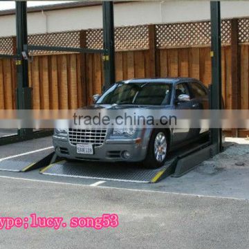 hydraulic double mini car parking system