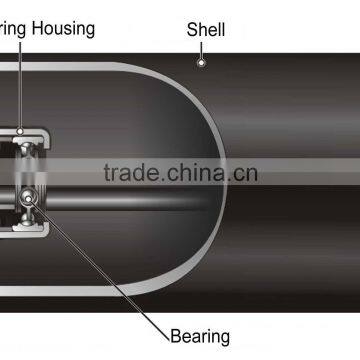 Out-round radial jump 0.15mm conveyor roller with high quality