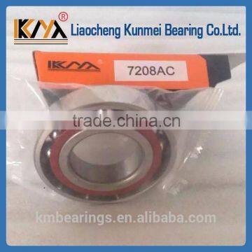 low friction stainless steel ,chrome steel 7207 angular contact ball bearing