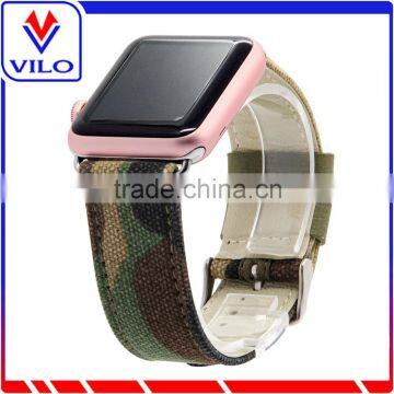 Premium Genuine Leather Replacement Watchband Strap Wrist Band with Secure Metal Clasp Classic Buckle for Apple Watch