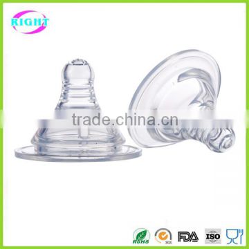 silicone custom baby bottle nipple