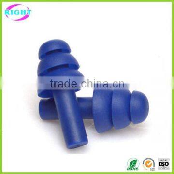 High quality silicone rubber earplugs for swimming