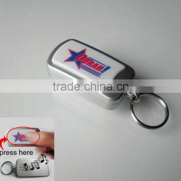 Custom music keychain talking keychains manufacturer for Promotional Gifts