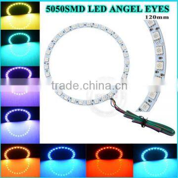 60mm 80mm 90mm 100mm 110mm 120mm 160mm Color Changing RGB SMD Angel Eyes Ring