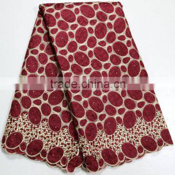 2015 New Arrival Embroidery Organza Lace Fabric Africa Organza Lace Wedding Dress photo-6