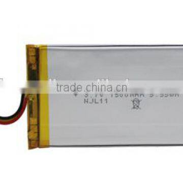 325085 3.7v 1500mah lithium ion/lithium polymer battery for mobile phone