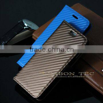 2016 new leather case for iphone 6, mobile phones carbon fiber phone case