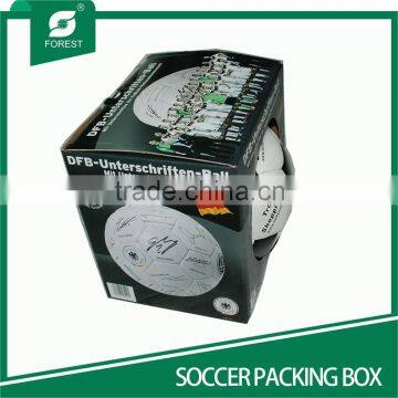 PRINTED FOOTBALL PACKING BOX WITH PVC WINDOW photo-3
