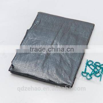 70gsm Sliver Color pe Tarpaulin &with Plastic Ground Nail &carton Packing photo-2