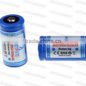 Li-Mn IMR 18350 3.7v 850mAh High Drain Li-Mn Battery