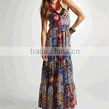 100% Silk Printed Dresses