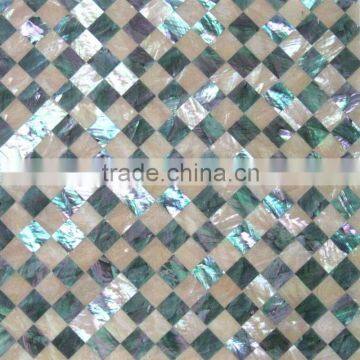 Natural shell paper mosaic shell wall tiles