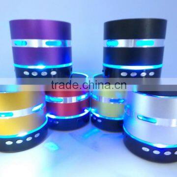2015 new products shiny LED lighting bluetooth speaker, wireless mini speaker, factory low price hot sale wireless speaker